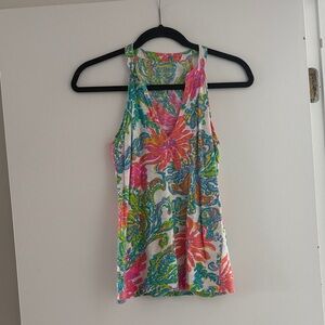 Lilly Pulitzer Multicolor Floral Tank Top